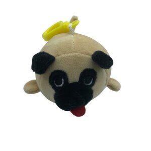 Smoochy Pals Puppy Dog Soft Plush Backpack Clip Keychain 4.5" Linzy